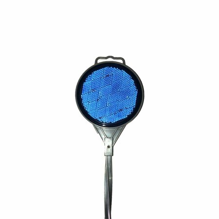 CLASSIC ACCESSORIES 36 in. Round Driveway Marker, Blue, 24PK VE2185111